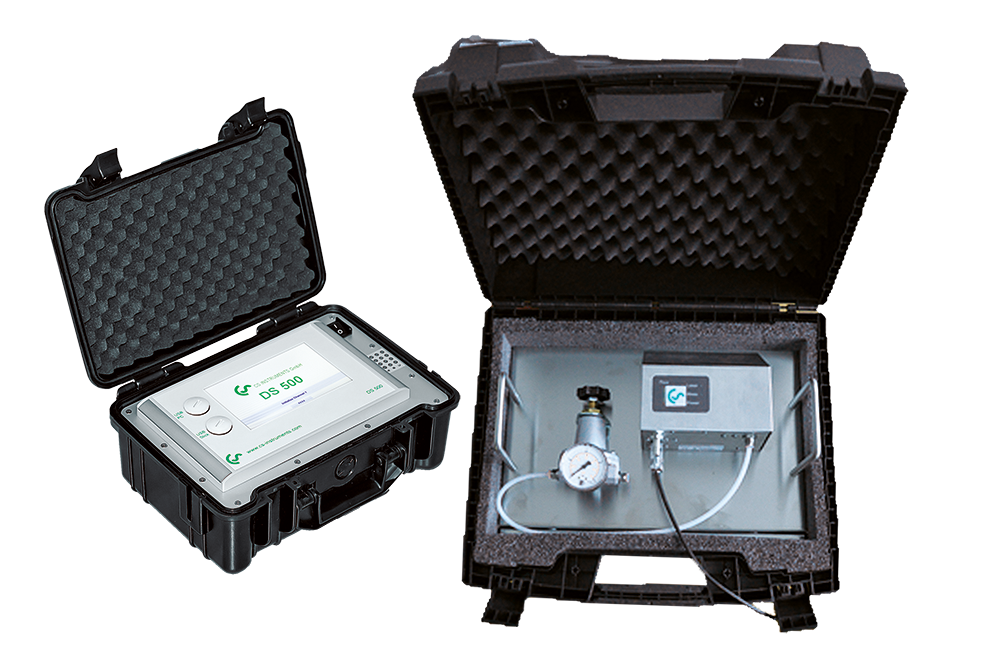 Mobile particle counter PC 400 according to ISO 8573