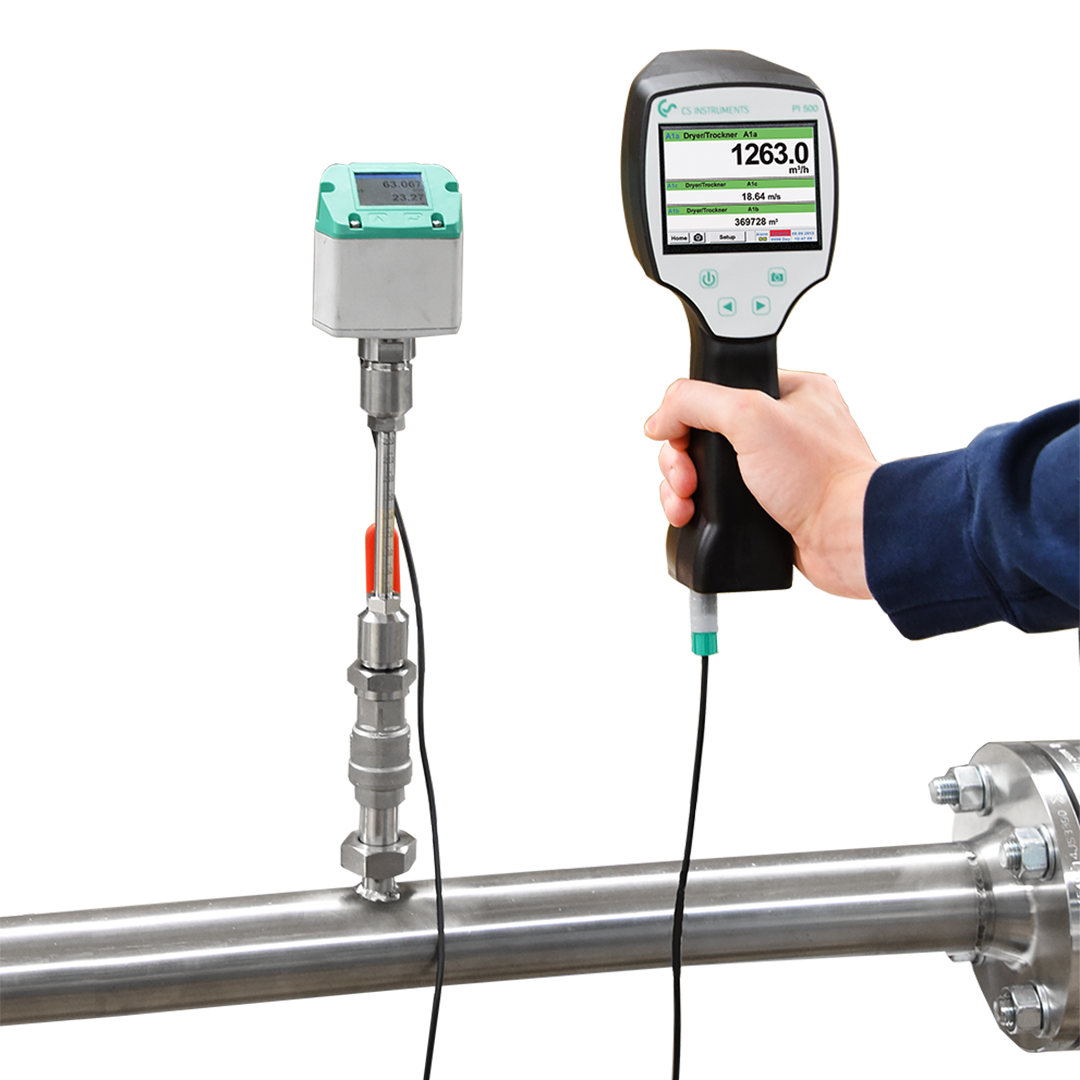 Portable flow measurement with PI 500