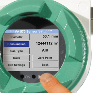 Extensive setting options via integrated display 